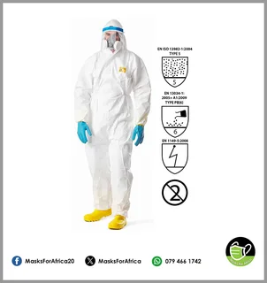 Disposable Protective Coveralls - Type 5/6