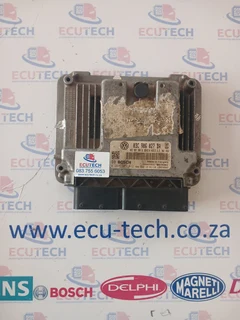 Vw Sirocco 1.4tsi 03c906027ba 0261s05812 Med17.5.5 Ecu Computer Box.