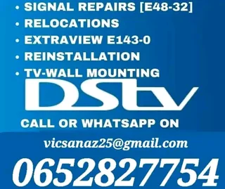DStv communal installation and Plasma tv wall mounting around south Africa