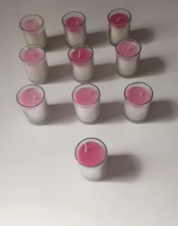 Vanilla scented candle