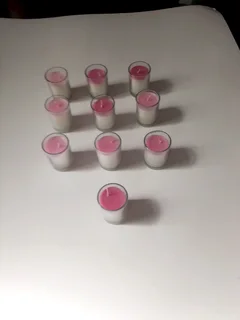 Vanilla scented candle