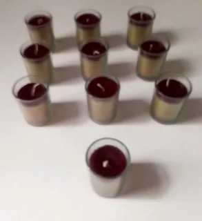 Lemongrass scented candle