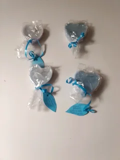 Sea breeze scented heart candles