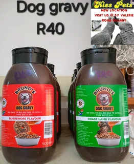 Dog food gravy now available