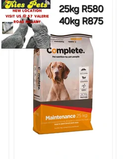 Complete maintaince food for large to giant breed dogs