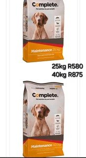 Complete maintaince food for large to giant breed dogs
