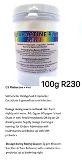 Altabactine plus 4 in 1 for birds