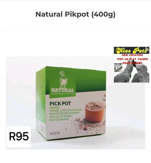 Natural pick pot for pegions