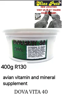 Dovavit 40 vitamin supplement for birds