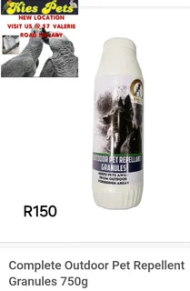 Complete outdoor pet repellent