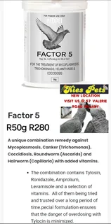 Medpet factor 5 for birds