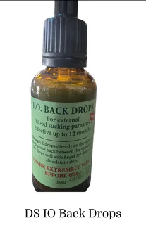 Back drop for external parasites in pigeons