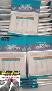 Vitamis and electrolytes for poultry