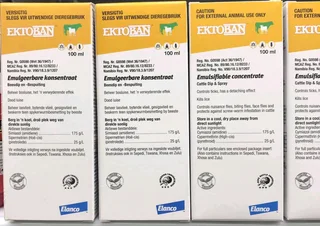 Ektoban dip 100ml for tick and all types of flies