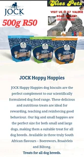 Jock happy happies biscuits for dogs