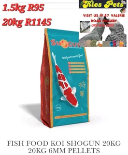 Shogun koi fish food