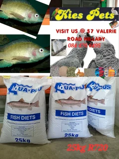 Finisher pellets for tilapia fish