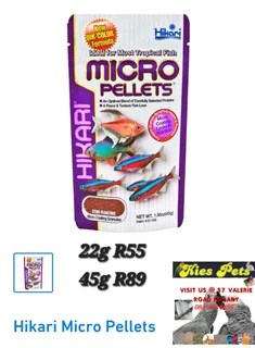Hikari semi-floating micro coating granures for trpical fish