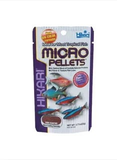 Hikari semi-floating micro coating granures for trpical fish