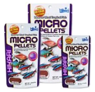 Hikari semi-floating micro coating granures for trpical fish