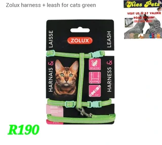 Zolux cat harnesse and leash kit