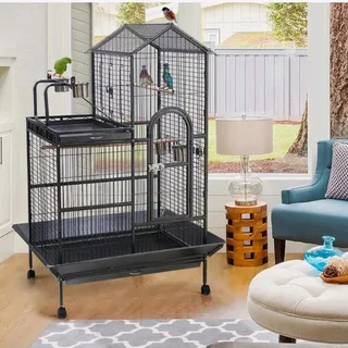 Large parrot cage available