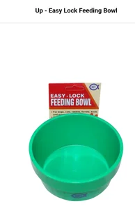 Easy -lock pet feeding bowls
