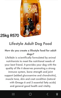 Lifestyle adult pet nutrition