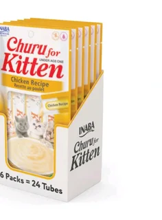 Churu creamy kitten treats tubes