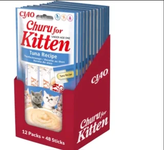 Churu creamy kitten treats tubes