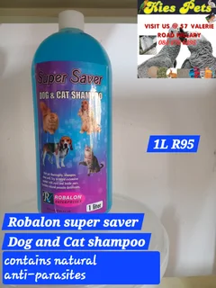 Dog and cat bathing shampoos available