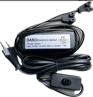 Electronic ballast fitting for fish tanks