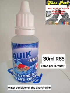 Fish tank water conditioner and anti-chlorine