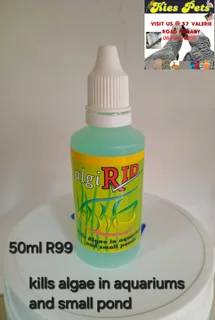 Algae rid for aquarium and small ponds