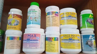 Red palm fruit oil with CBD for birds