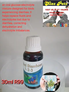 Bird diarrhoea 1-2-3