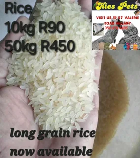 Long grain rice available