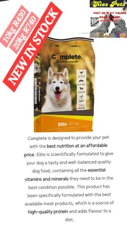 Complete Elite dog food for large to giant breed dogs