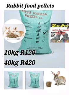 Rabbit food pellets