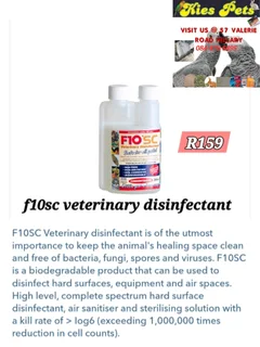 F10sc veterinary dilutable disinfectant