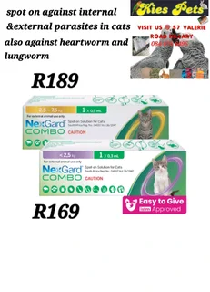 Nexguard combo spot on for cats