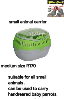 Small animal carrier