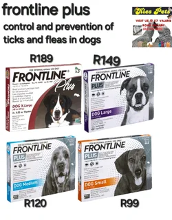 Frontline plus spot on for dogs