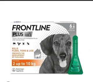 Frontline plus spot on for dogs