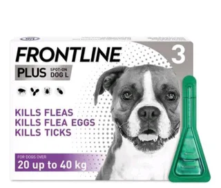 Frontline plus spot on for dogs
