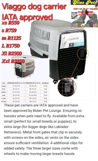 Vaggio airline approved dog carriers