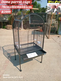 Dome parrot cages