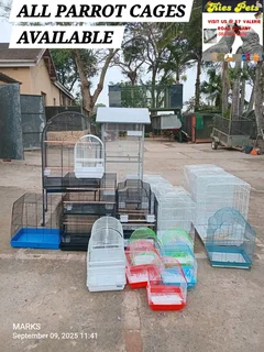 Parrot cages