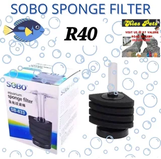 Small aquarium corner sponge filter