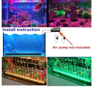 Aquarium LED bubble lights available